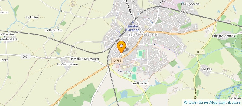 localisation de l'entreprise CRESCENDO ORGANISATION à SAINTE-PAZANNE
