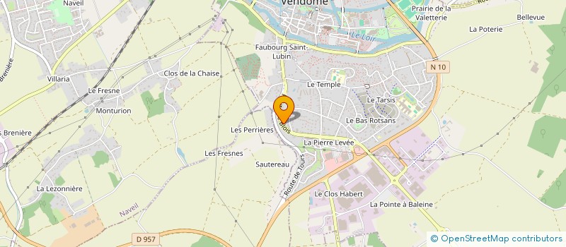 localisation de l'entreprise CRESCENS  VENDOME