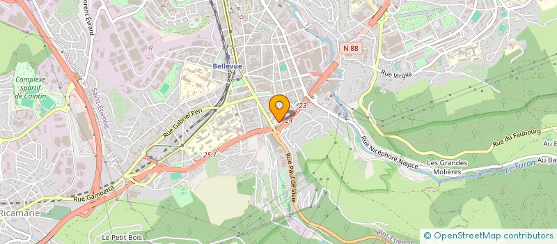 localisation de l'entreprise CRESCINI SERGE MACHINES OUTILS à SAINT-ETIENNE