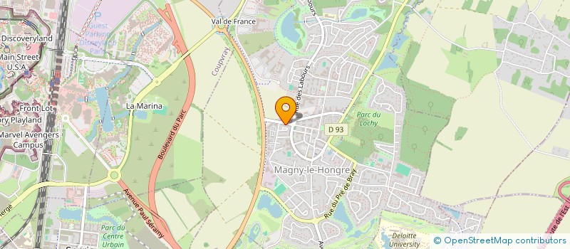 localisation de l'entreprise CRESCO GROUP à MAGNY-LE-HONGRE
