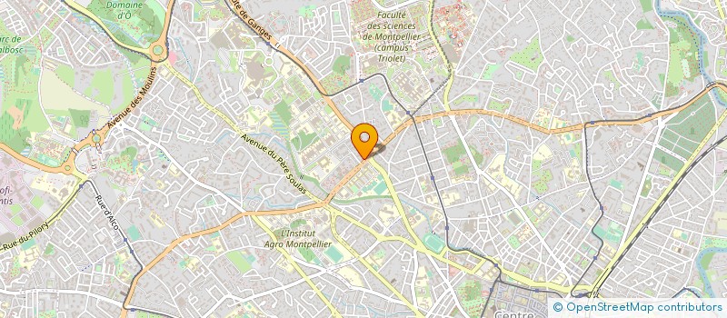 localisation de l'entreprise CRESIEL BTP à MONTPELLIER