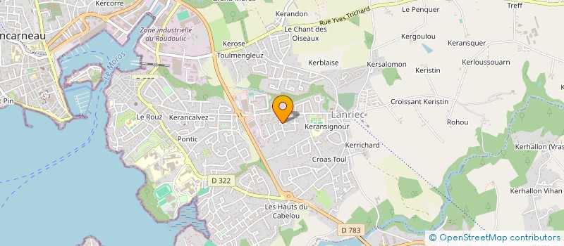 localisation de l'entreprise CRESIMMO  CONCARNEAU