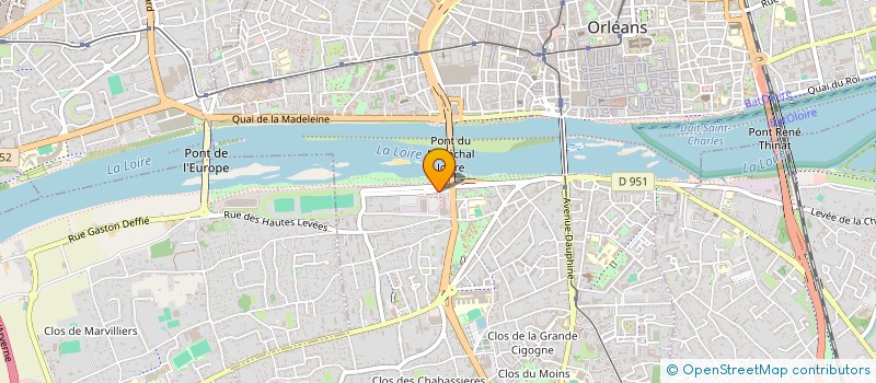 localisation de l'entreprise CRESITT INDUSTRIE à ORLEANS