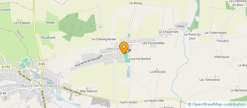 localisation de l'entreprise CRESPEL-LECLERC  ASSERAC