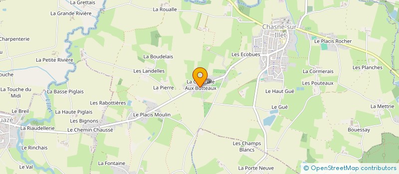 localisation de l'entreprise CRESPEL PAPETERIES à SAINT-SULPICE-LA-FORET