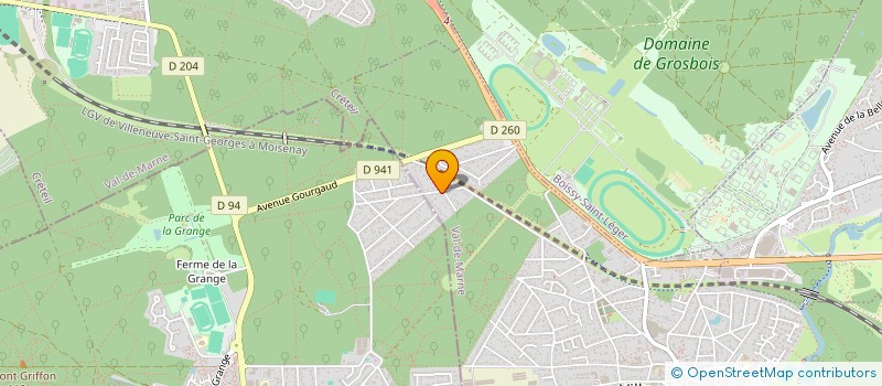 localisation de l'entreprise CRESPI-SUARD INVEST  VILLECRESNES