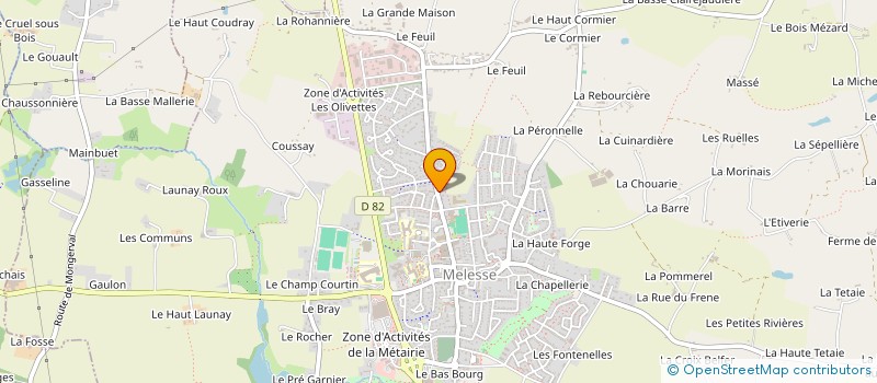 localisation de l'entreprise CRESPIN LAUNAY PARTICIPATIONS  MELESSE