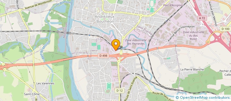 localisation de l'entreprise CRESPITAVAL  SAINT-JUST-SAINT-RAMBERT