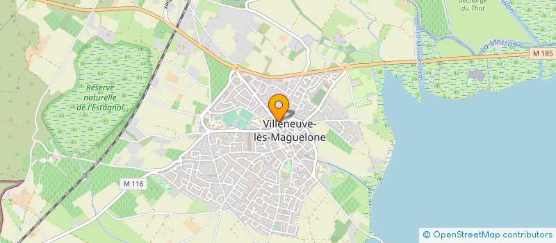 localisation de l'entreprise CRESPO ET ASSOCIES  VILLENEUVE-LES-MAGUELONE