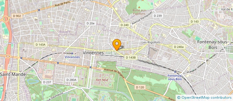 localisation de l'entreprise CRESPOBIN à VINCENNES