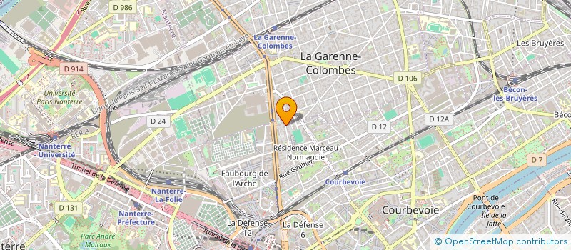 localisation de l'entreprise CRESS CONSEIL à COURBEVOIE