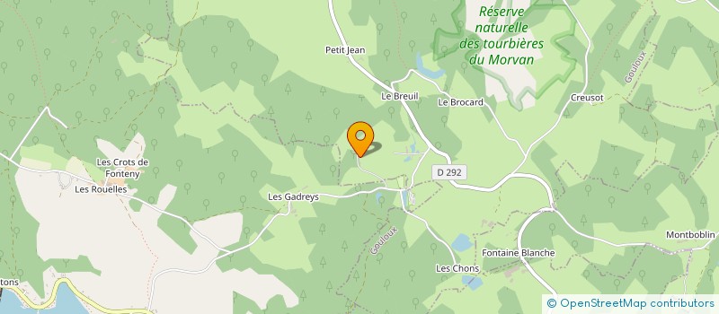 localisation de l'entreprise CRESSANCE à GOULOUX