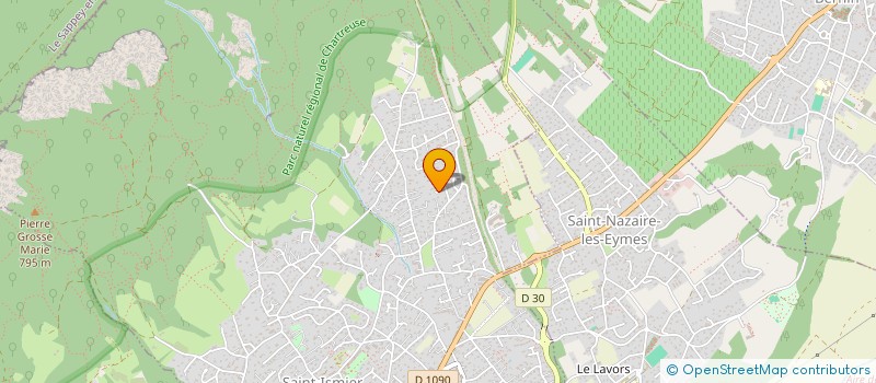 localisation de l'entreprise CRESSANET ST ISMIER à SAINT-ISMIER
