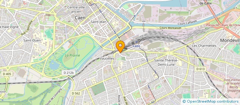 localisation de l'entreprise CRESSON  CAEN