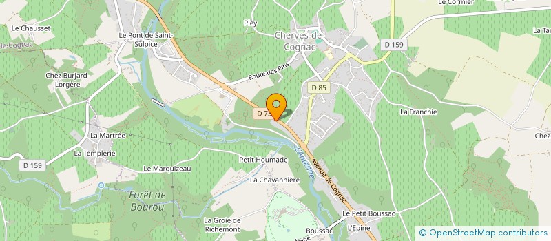 localisation de l'entreprise CRESSON à VAL-DE-COGNAC