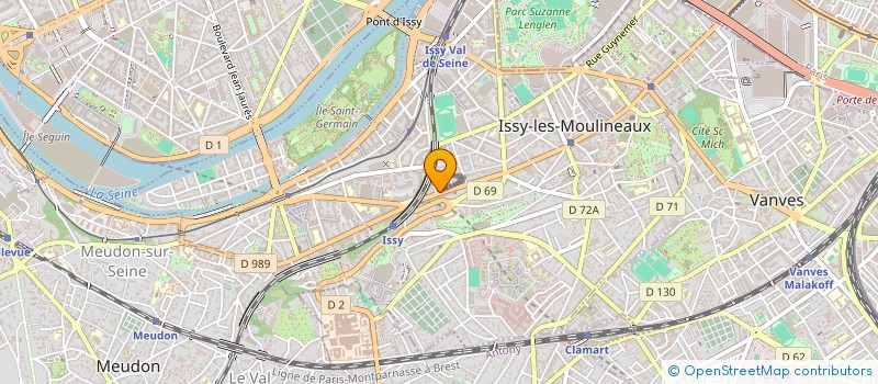 localisation de l'entreprise CRESSON ALIMENTATION à ISSY-LES-MOULINEAUX