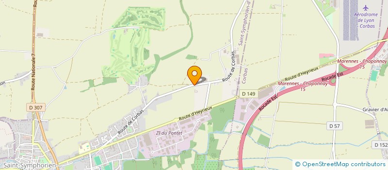 localisation de l'entreprise CRESSONNIERE DU VAL DE LUYNE  SAINT-SYMPHORIEN-D'OZON