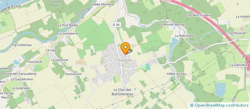 localisation de l'entreprise CRESSONNIERE MOULIN MOCRAT  VALLERES