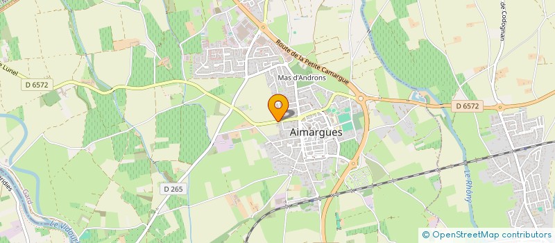 localisation de l'entreprise CREST  AIMARGUES