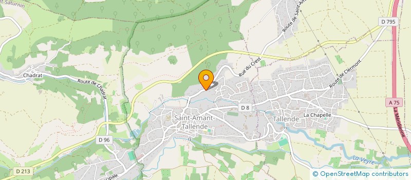 localisation de l'entreprise CREST ATION  LE CREST