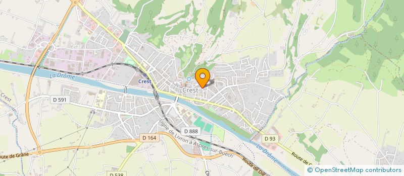 localisation de l'entreprise CREST JAZZ  CREST