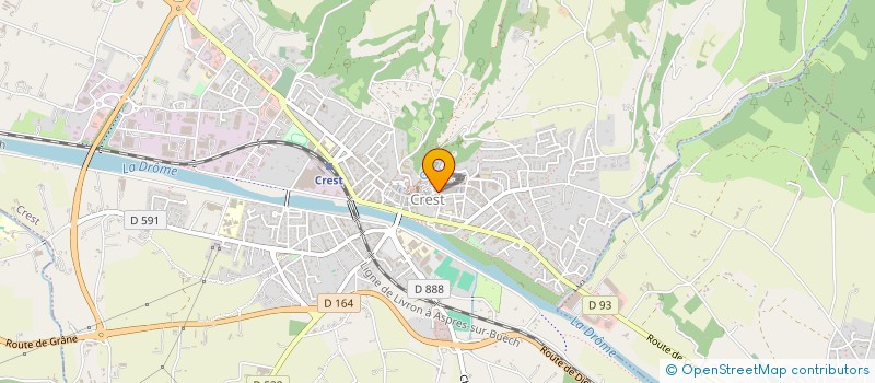 localisation de l'entreprise CREST SEL  CREST