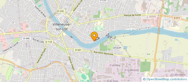 localisation de l'entreprise CRESTANI FABRICE  VILLENEUVE-SUR-LOT