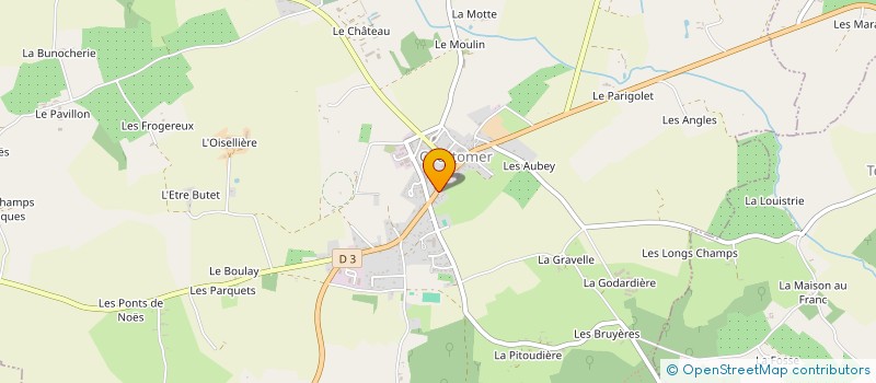 localisation de l'entreprise CRESTE BILLY à COURTOMER
