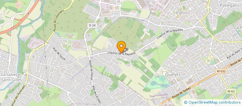 localisation de l'entreprise CRESTEY ENERGIE RENOUVELABLE  TOURNEFEUILLE