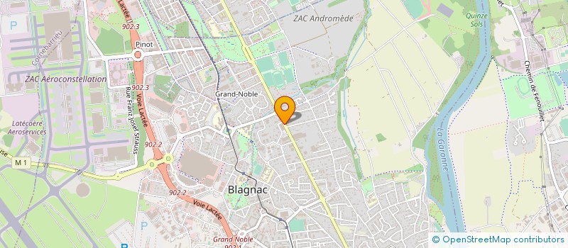 localisation de l'entreprise CRESTEY SINTES à BLAGNAC