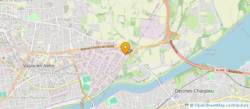 localisation de l'entreprise CRESTO ELECTRONIC  VAULX-EN-VELIN