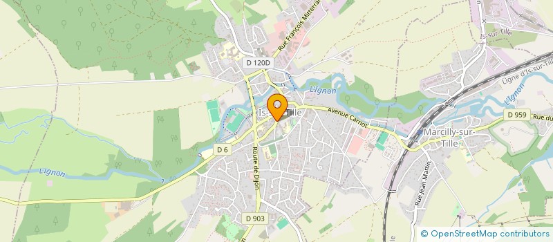 localisation de l'entreprise CRESUS à IS-SUR-TILLE