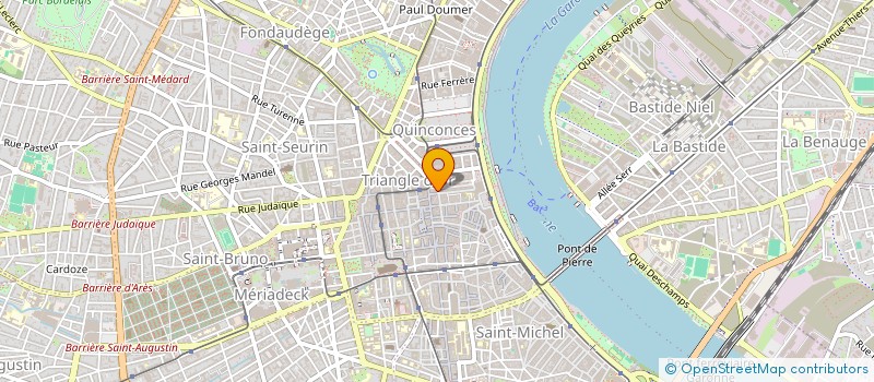 localisation de l'entreprise CRESUS II  BORDEAUX