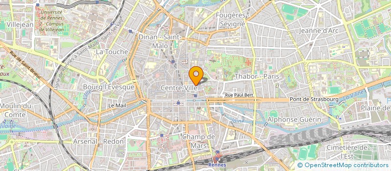 localisation de l'entreprise CRESY à RENNES