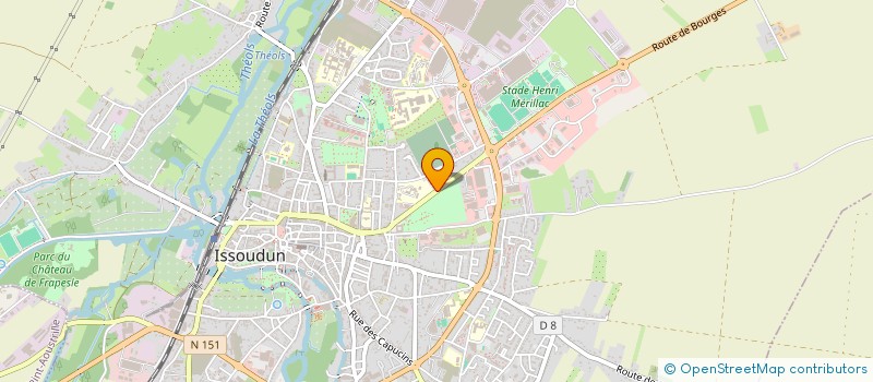 localisation de l'entreprise CRESYSTEM à ISSOUDUN