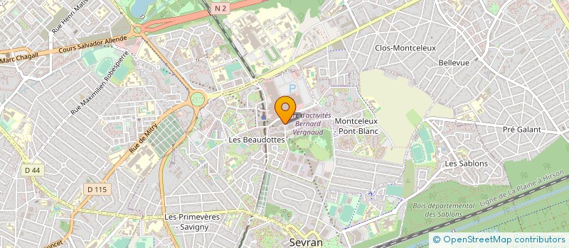 localisation de l'entreprise CRET à SEVRAN