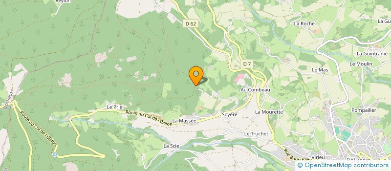 localisation de l'entreprise CRET A SCIONS  PELUSSIN