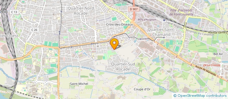 localisation de l'entreprise CRET'ACIER  AVIGNON