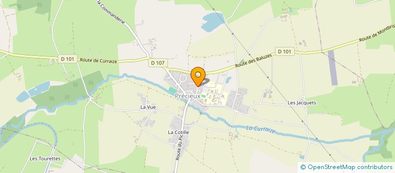 localisation de l'entreprise CRET DES FOURCHES  PRECIEUX