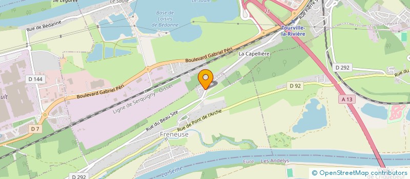 localisation de l'entreprise CRET SARL  FRENEUSE