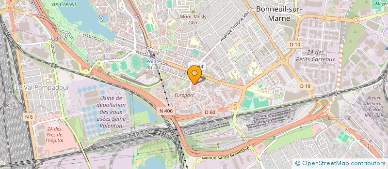 localisation de l'entreprise CRETAILOTEL à CRETEIL