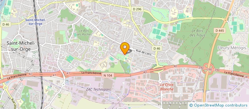 localisation de l'entreprise CRETE : TERRE DE RENCONTRES  SAINTE-GENEVIEVE-DES-BOIS