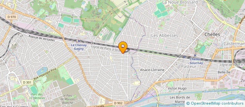 localisation de l'entreprise CRETEIL COMMERCIAL à GAGNY