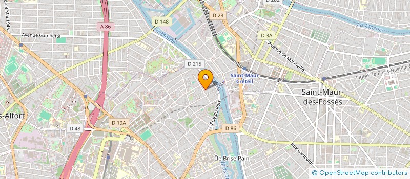 localisation de l'entreprise CRETEIL HAND COPAINS D'ABORD  CRETEIL