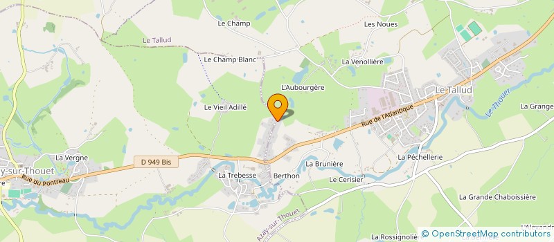 localisation de l'entreprise CRETEIL SOLEIL  LE TALLUD