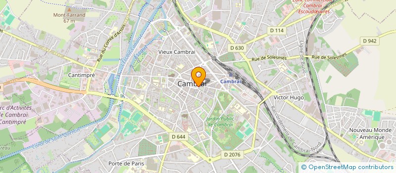 localisation de l'entreprise CRETEUR à CAMBRAI