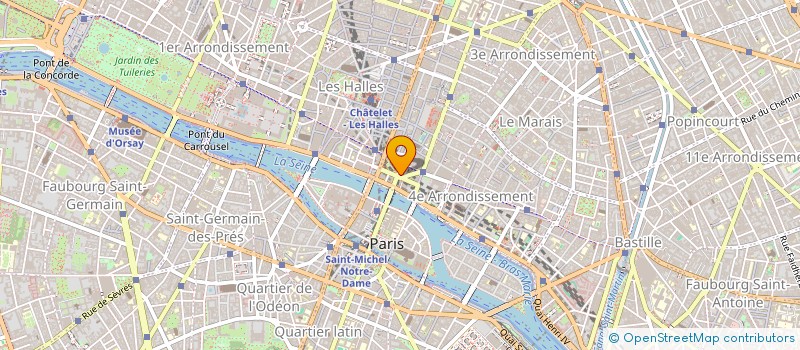 localisation de l'entreprise CRETIN ET PARENTIN  PARIS