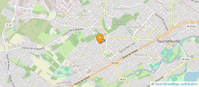 localisation de l'entreprise CRETO (CONSTRUCTIONS, RENOVATIONS ECOLOGIQUE DES TERRITOIRES OCCITANS) à TOURNEFEUILLE