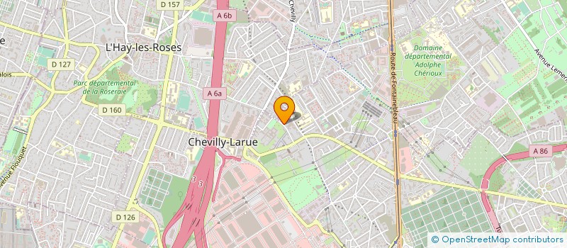 localisation de l'entreprise CRETTEDISTRI  CHEVILLY-LARUE