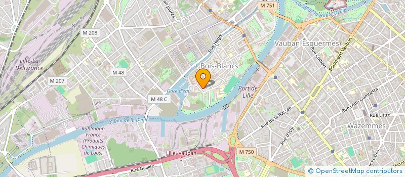 localisation de l'entreprise CRETTESAV  LILLE